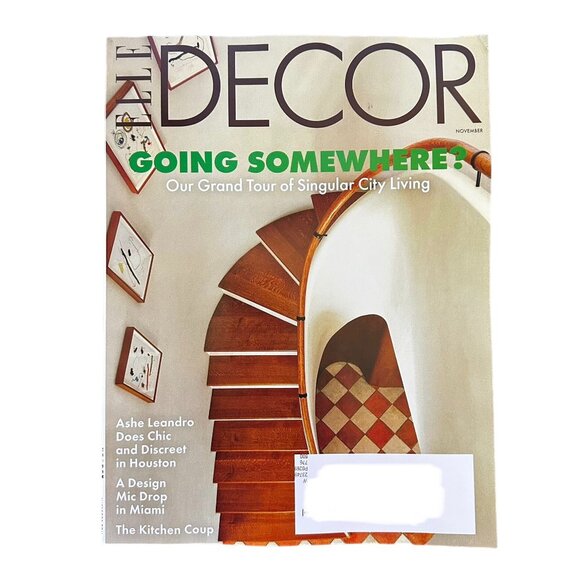 Elle Decor Magazine November 2024 Grand Tour of Singular City Living - Picture 1 of 1